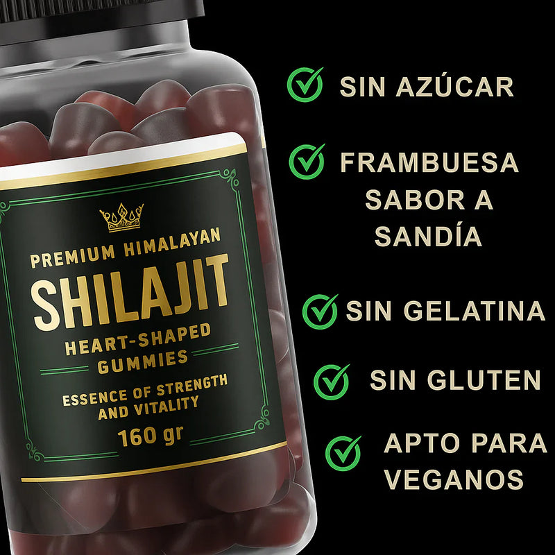 💊 Gomas Shilajit® | Empujón de Energía Natural Para Tu Cuerpo ⚡️