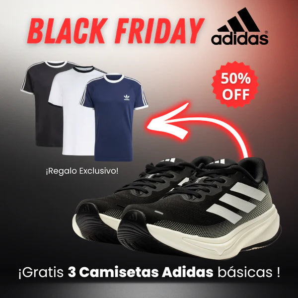 ⚡ Adidas Supernova Rise + 3 camisetas gratis. Envío Gratis. Paga al recibir.